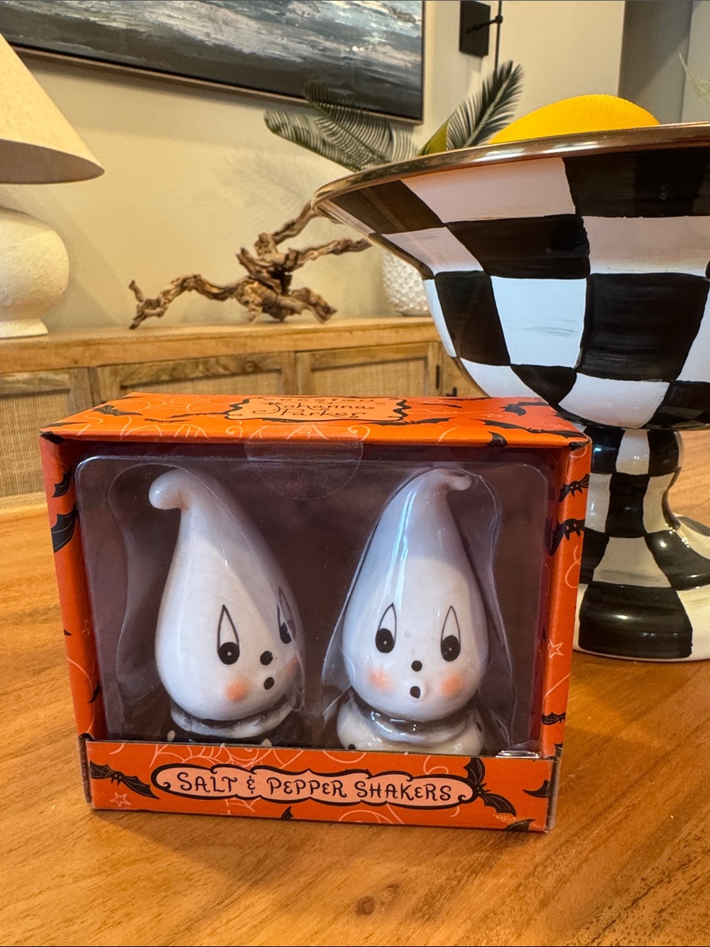 Johanna Parker Vintage Ghost Salt & Pepper Shakers